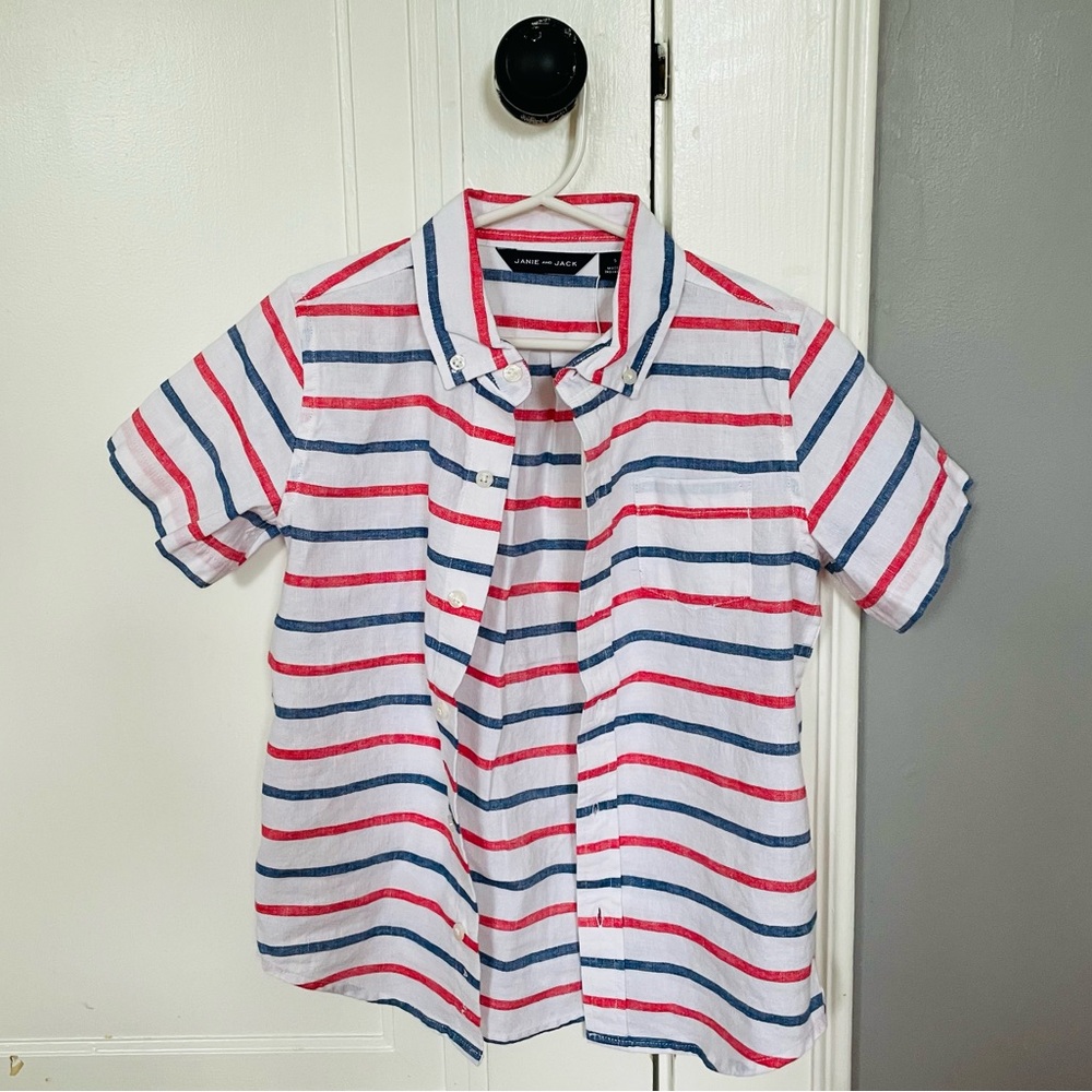 NWT Jamie and Jack Striped Button Down